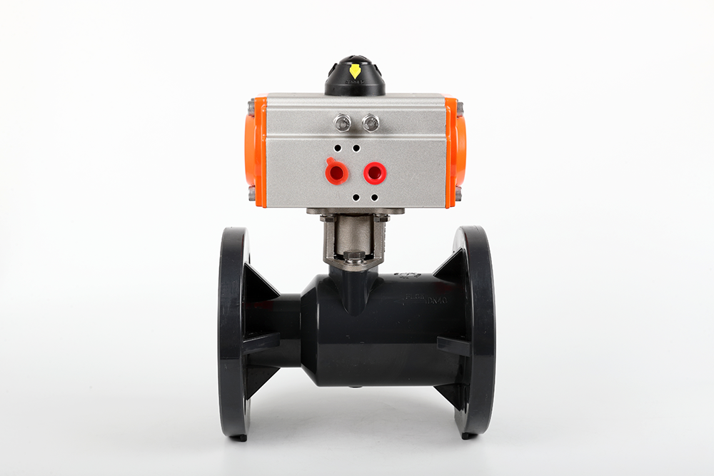 藁城气动法兰一体球阀